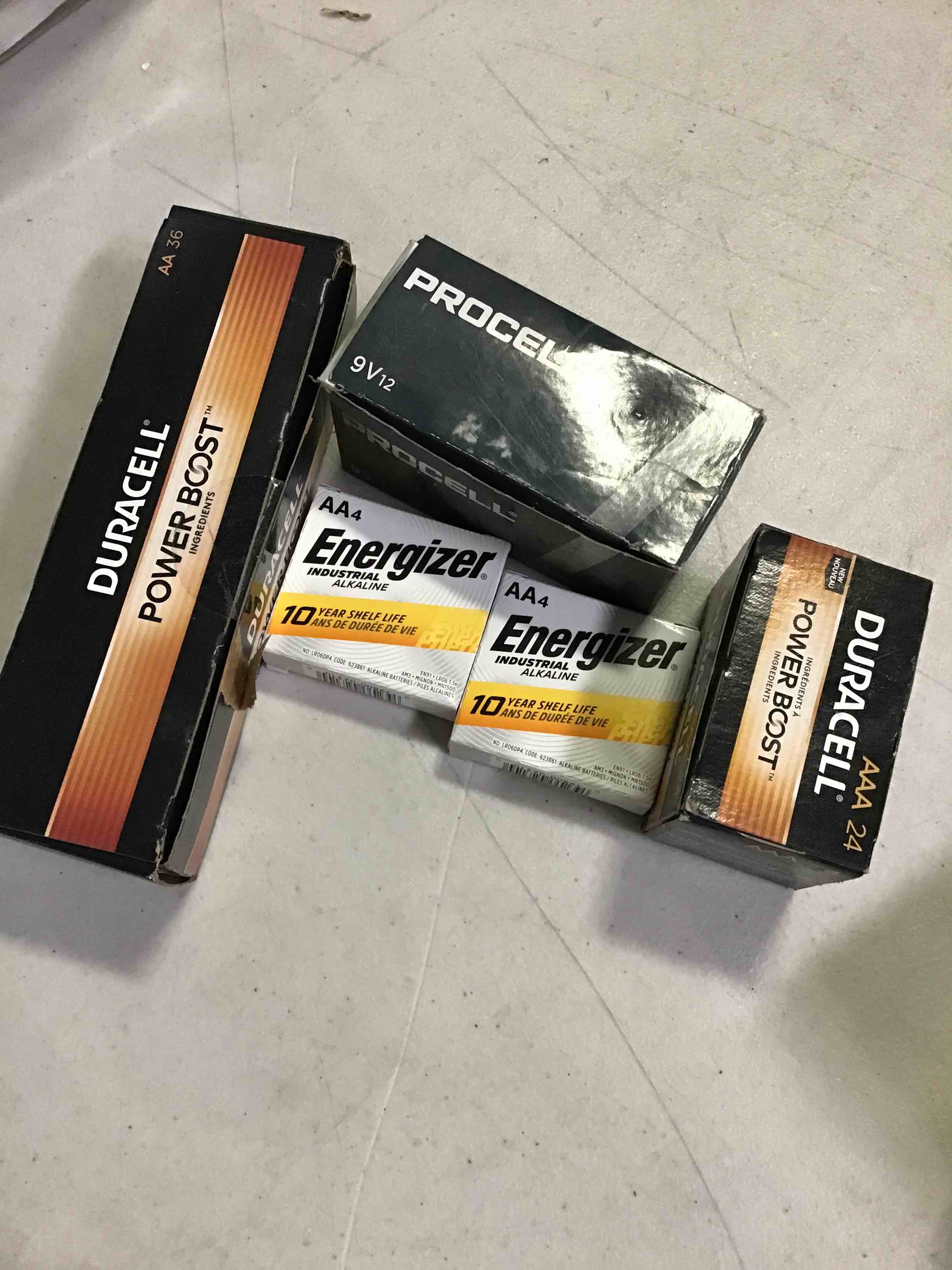 Assorted bag of Batteries 