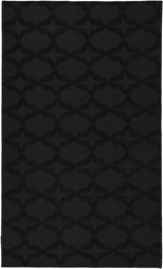 Garland Rug Sparta 3 ft. x 5 ft. Area Rug Black