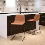 Luca Upholstered Bar & Counter Stool