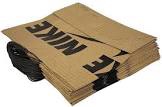 150 QTY NIKE Swoosh Brown Recycled Paper Medium Retail Store Shopping Gift Bags