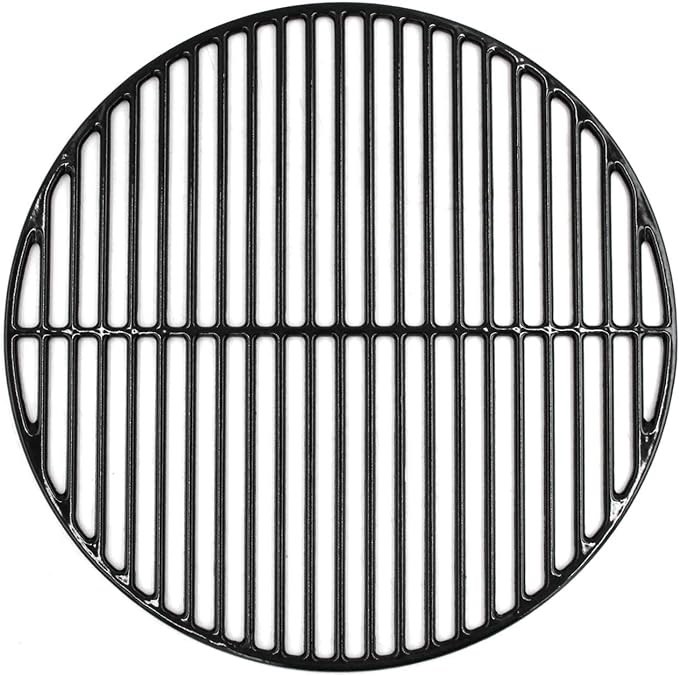 Hongso 18 3/16 Inch Porcelain Coated Cooking Grid Grates Polished Non-Stick Replacement for Large Big Green Egg, Vision Grill VGKSS-CC2, B-11N1A1-Y2A, Accessories,Other Kamado Grill, PCI991