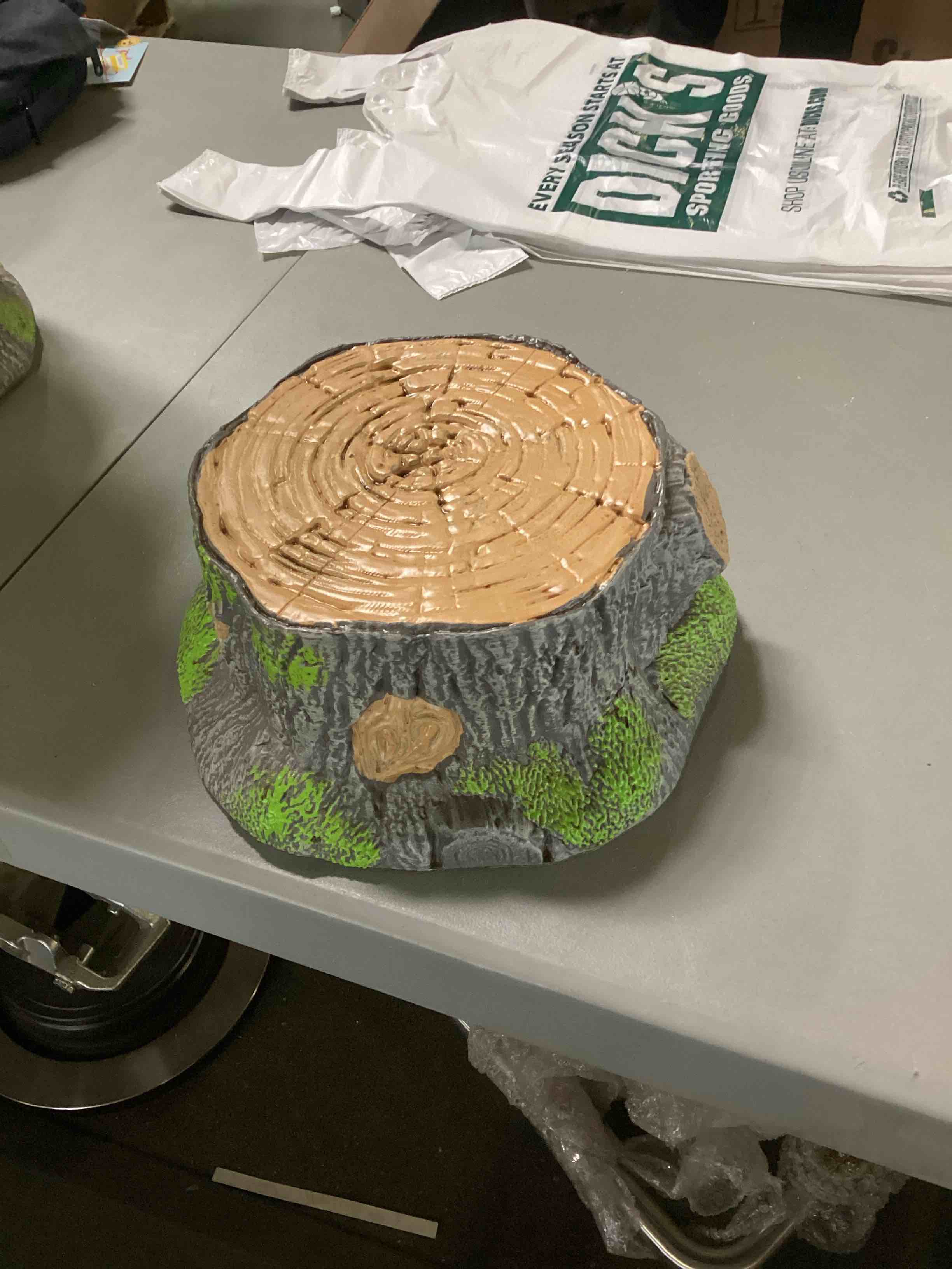 plastic stump platform