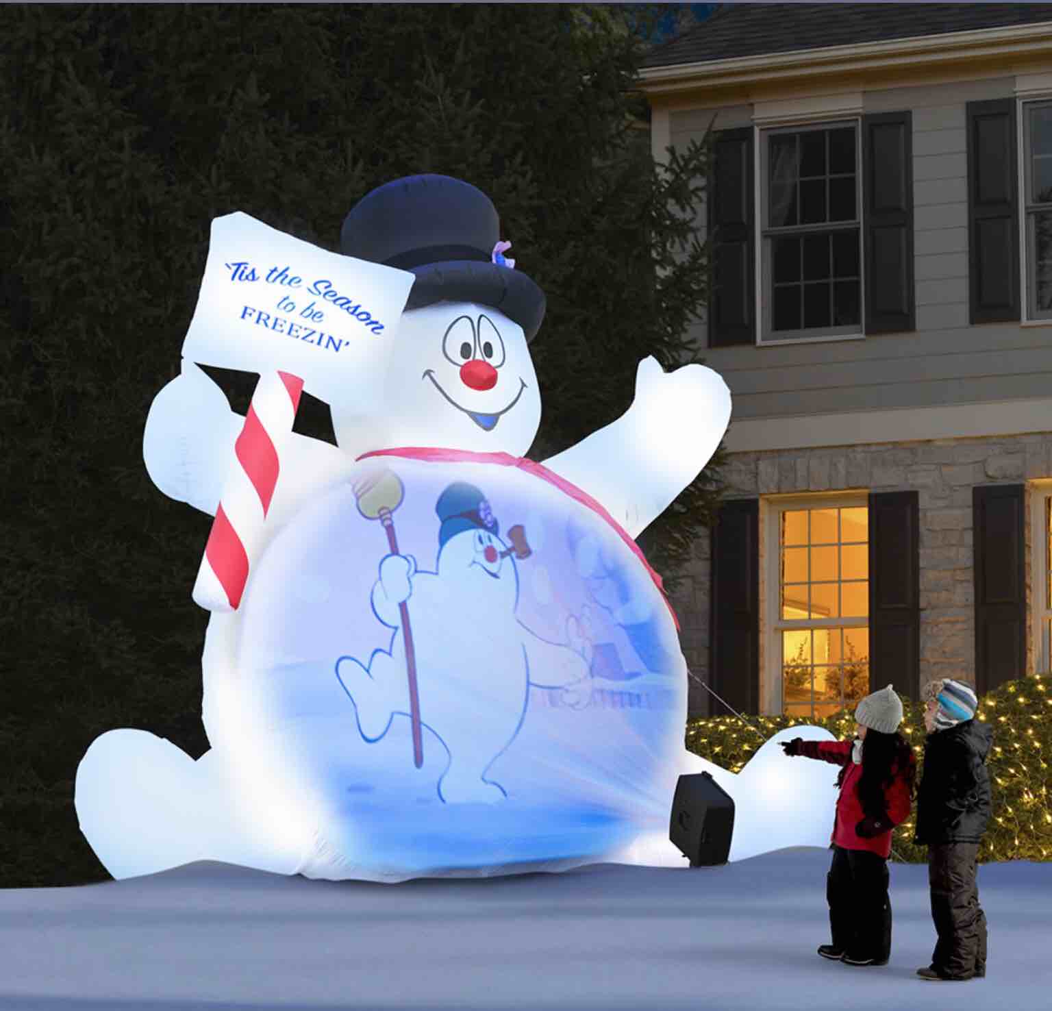 The Video Projecting 10' Frosty The Snowman