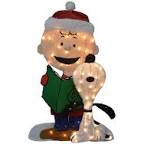 outdoor Charlie brown and snoopy Christmas decoration Picture similar