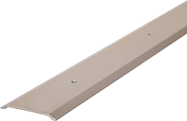 M-D Custom Size Flat Top Satin Nickel Aluminum Saddle