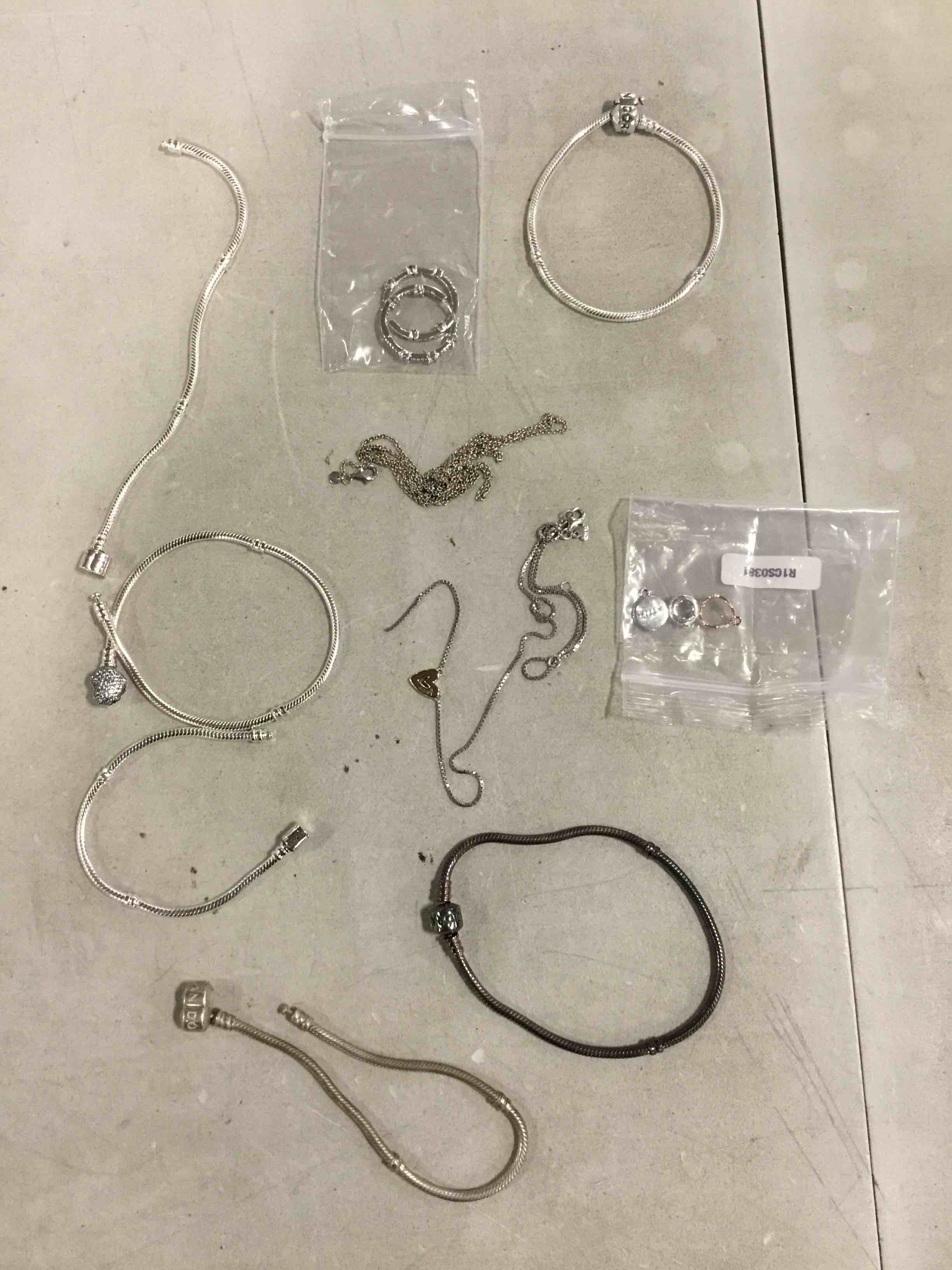 10-Pandora Assorted Jewelry (Styles, Sizes May Vary)