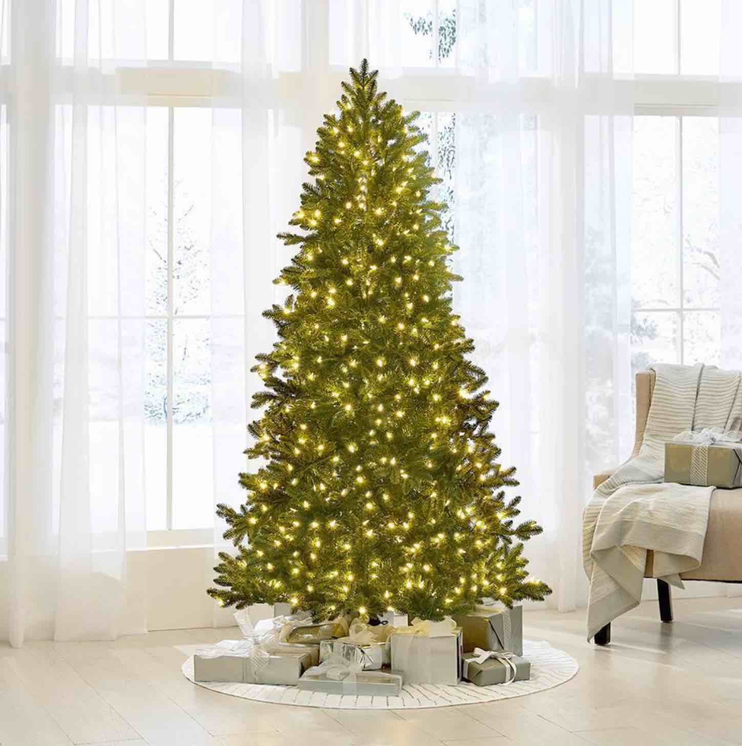 The World's Best Prelit LED Noble Fir