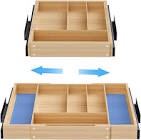 (Similar to Image) Redrubbit Pull Out Cabinet Organizer, Smooth Roll Expandable Slide Out Storage Drawer, Banboo Slide Out Kitchen Cabinet Organizer Storage Shelf, 2 - Pack