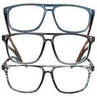 OPTIQUE Trifecta Aviator Reading Glasses (3 pack) +1.75