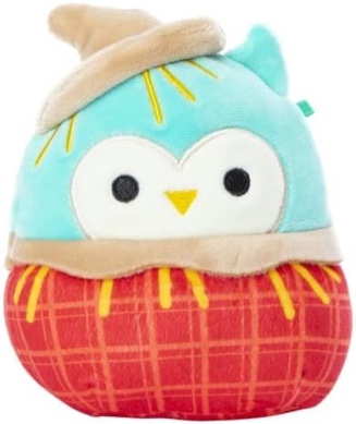 Squishmallows 5" Halloween (Winston The Owl Scarecrow)
