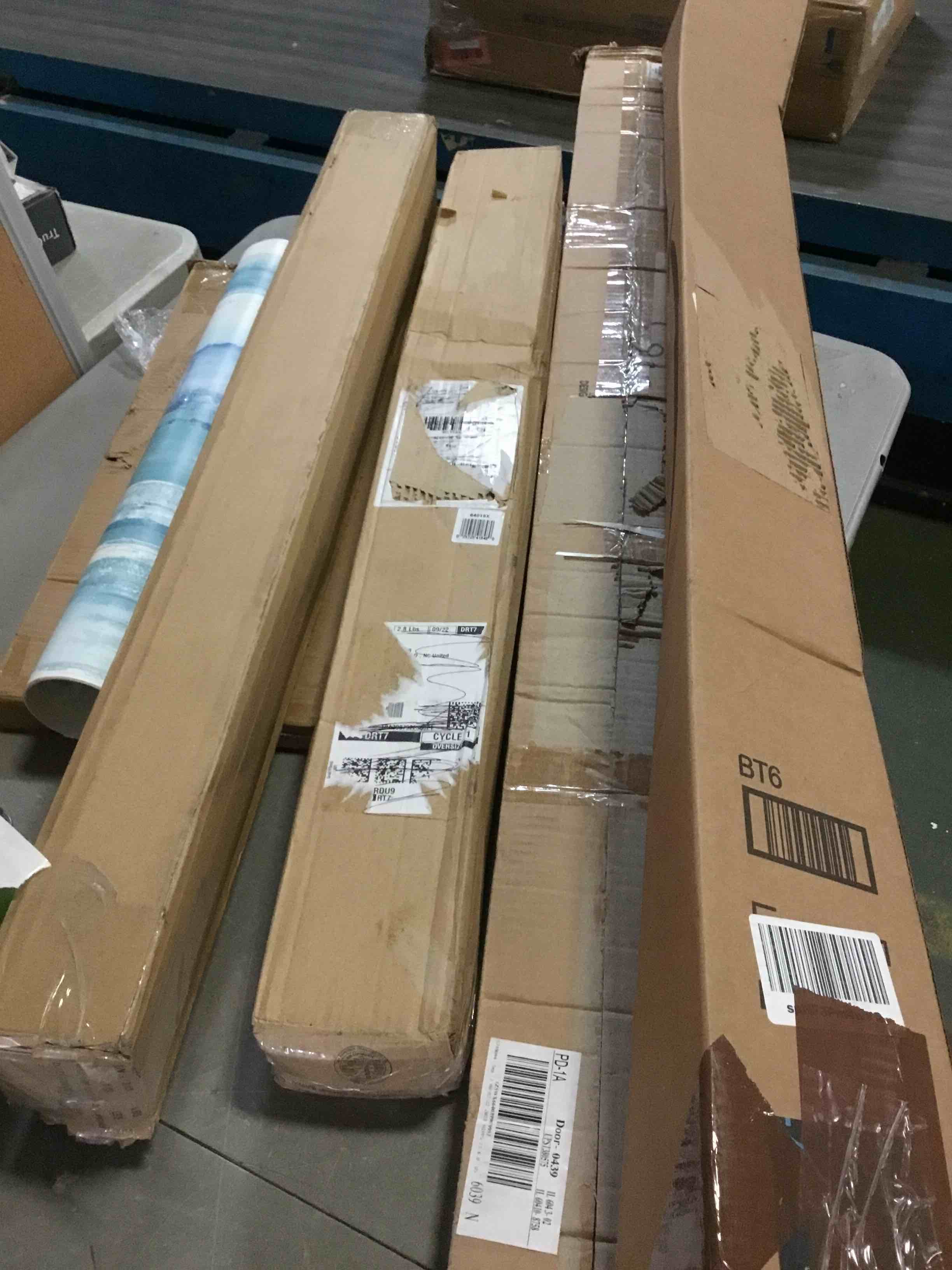 assorted item miscellaneous curtain rod/ retractable gate and more 