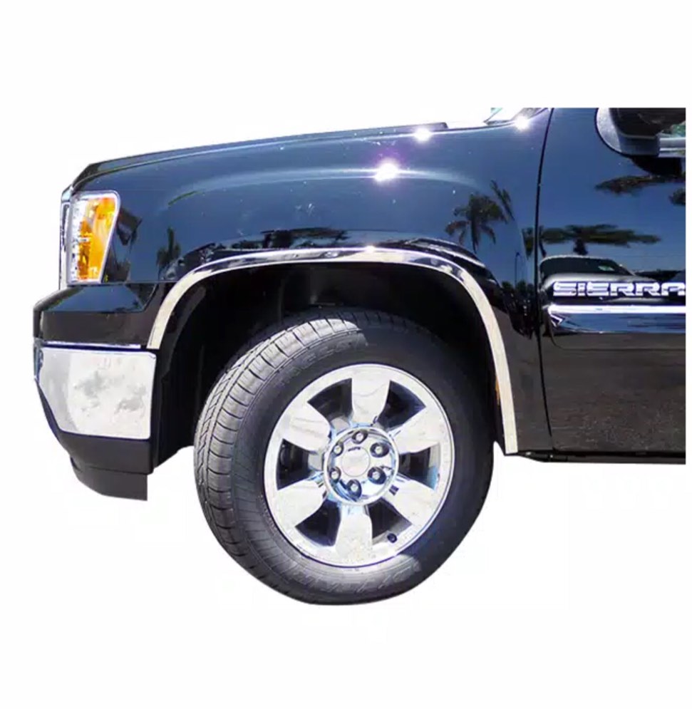 TFP PREMIUM STAINLESS STEEL FENDER TRIM TFI-3408 GMC Yukon 07-08