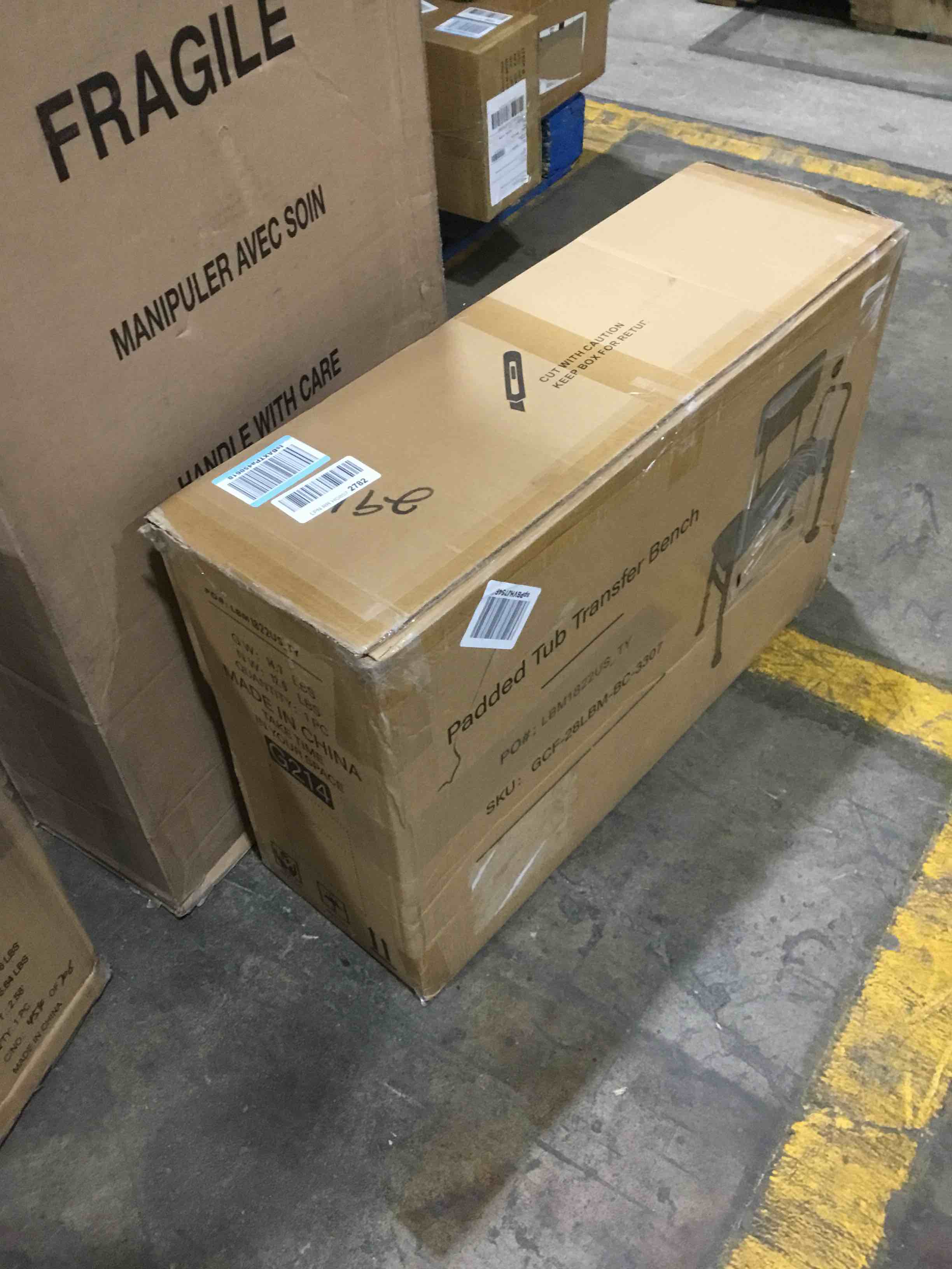 GreenChief Padded Shower Bench for Bathtub 500 LBS Heavy Duty Shower