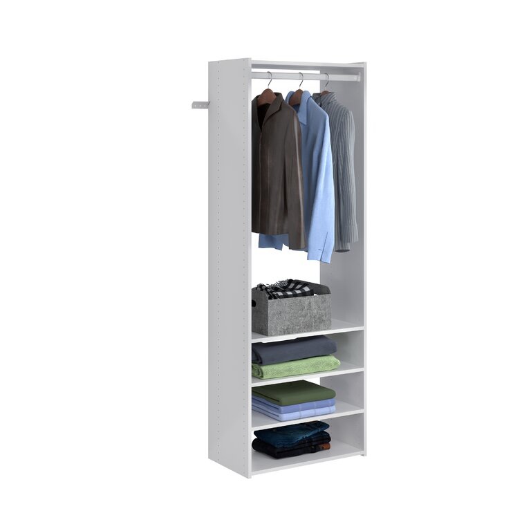 Jax 12'' - 25.13'' Closet System (Can Be Cut To Fit) ( Incomplete)