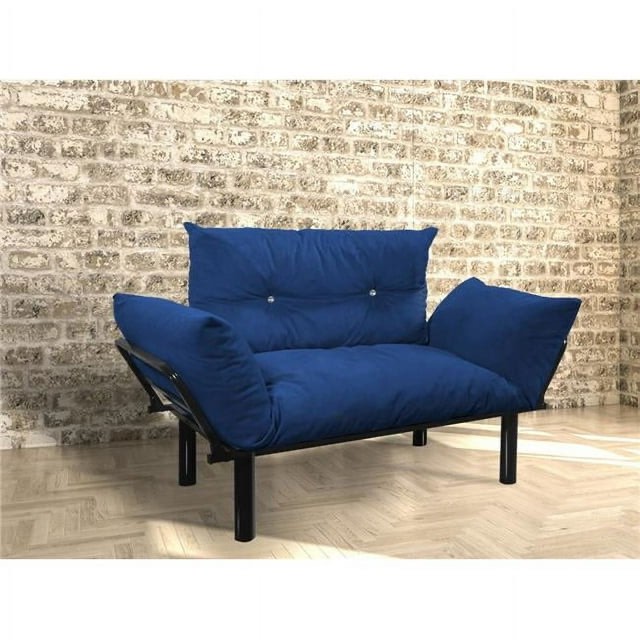 Homedora Ada Loveseat Sofa, Blue