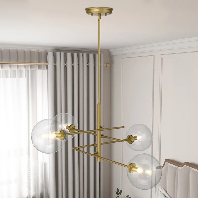 Otar 4 - Light Dimmable Sputnik Chandelier