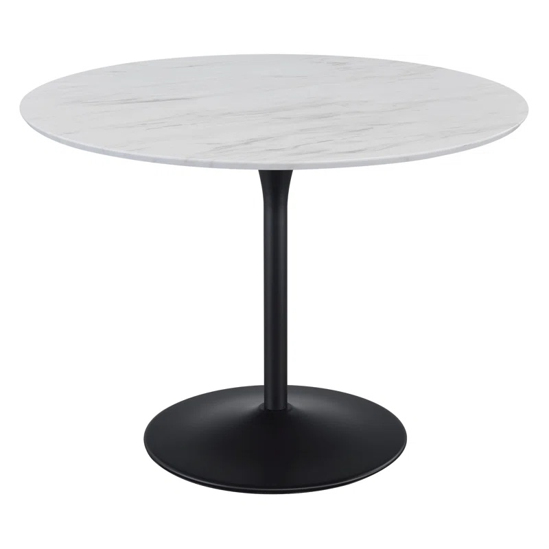 Miele Round Metal Base Dining Table (incomplete, Missing pedestal)