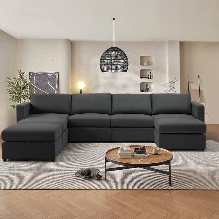 Hazellynn 137'' Corduroy Sofa Chaise