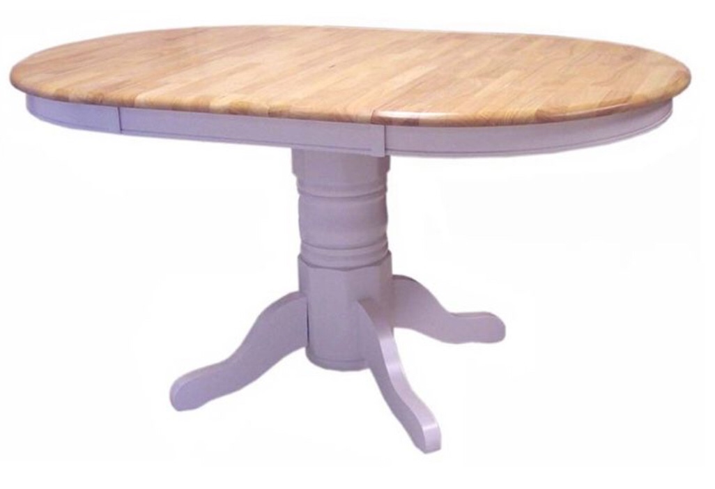 TMS Furniture 69407WHT Farmhouse Dining Table (incomplete 1 box only)