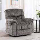 grey swivel recliner 