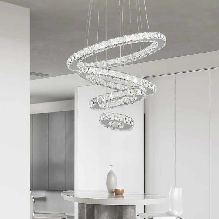 aeriabella led light chandelier 
