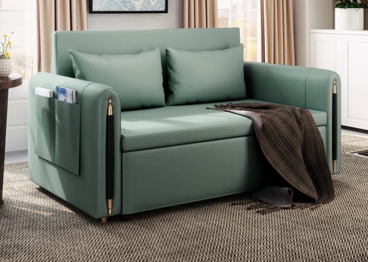 shida upholstered sleeper sofa 