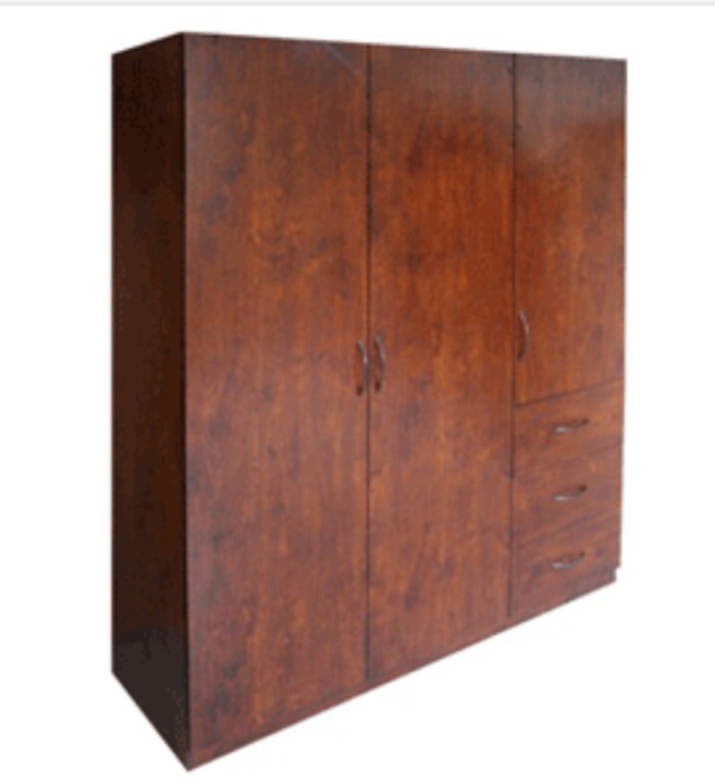 Home Three Door Wardrobe with 3-Drawers *incomplete* 