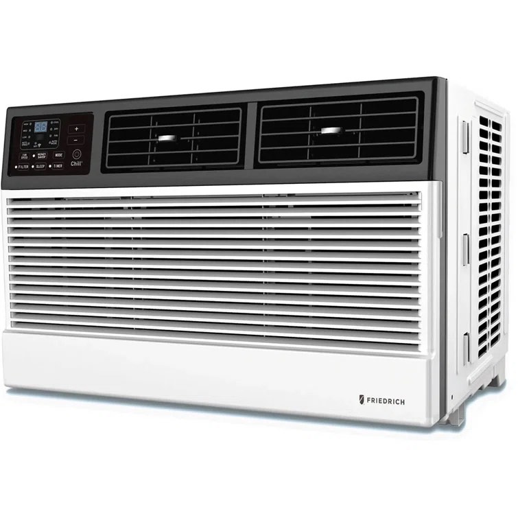 18,000 BTU Window Air Conditioner With Heater and Remote