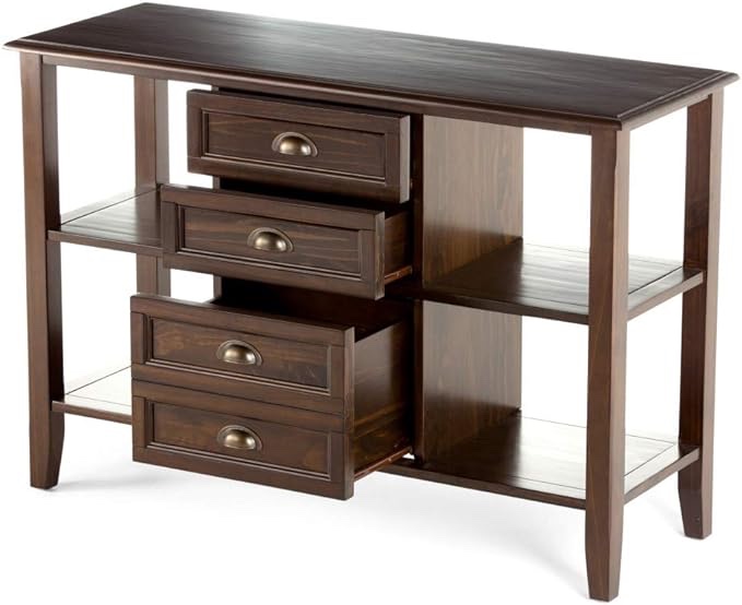 44" Solid Wood Console Table