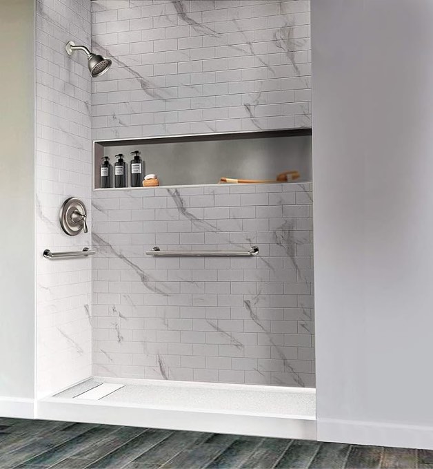 Transolid Recessed Storage Pod Shower Caddy