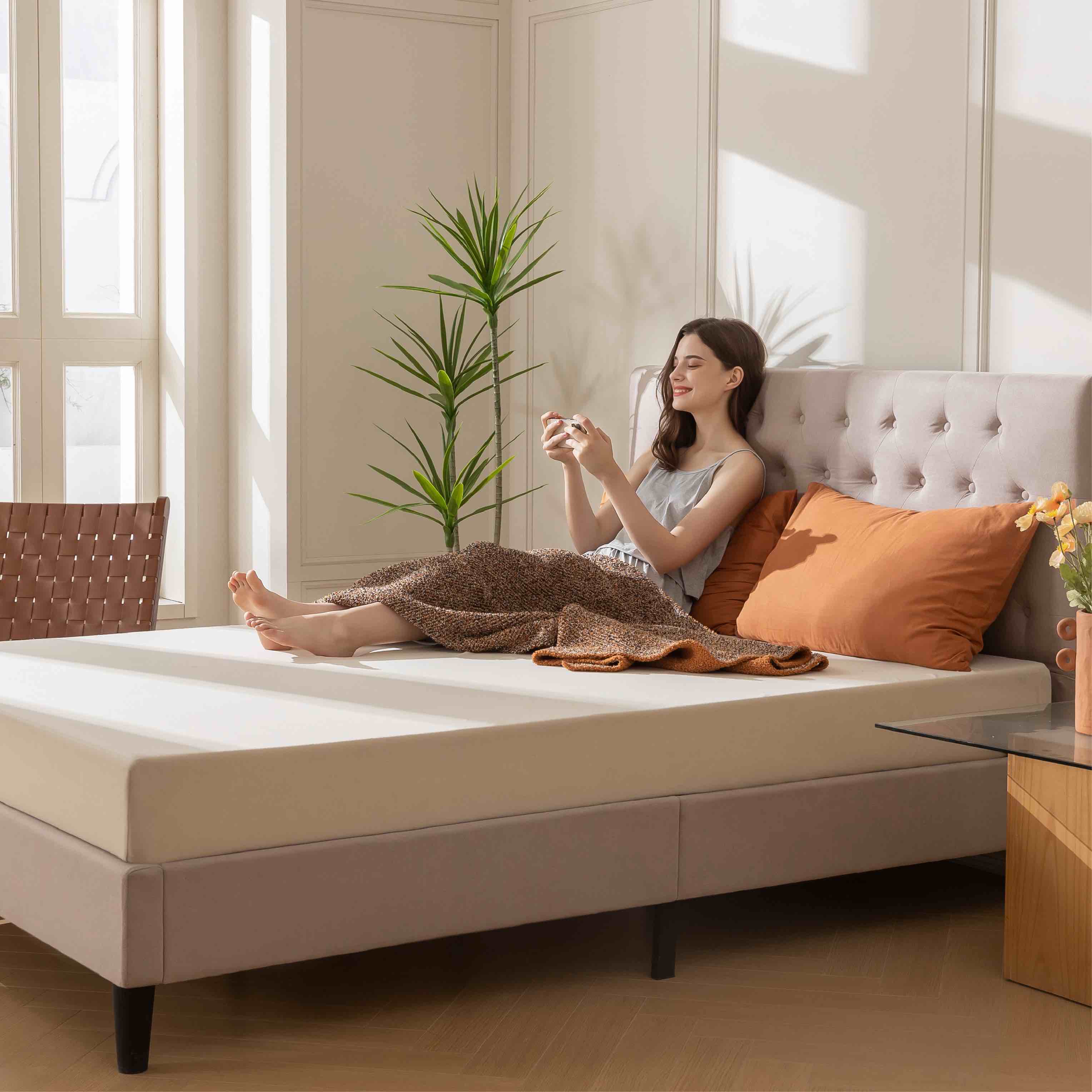 MLILY Ego 6 inch Twin Size Memory Foam Mattress, Mattress in a box, Medium Firm