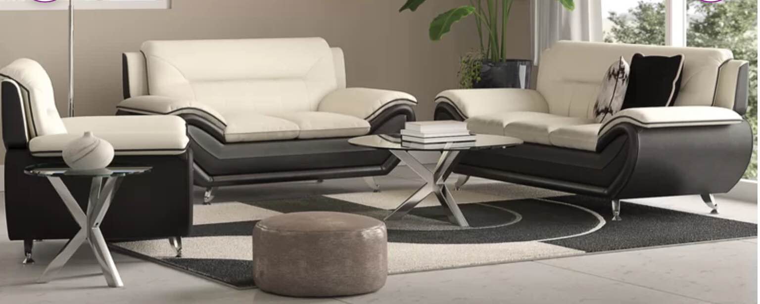 HALLATROW. BEIGE AND BROWN LEATHER   