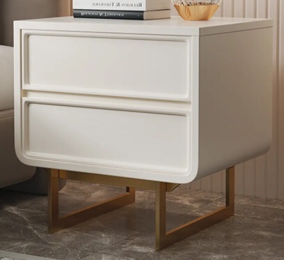 POVISON. VB8003AW80-02.  table side cabinet. white