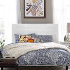 Paisley Tufted Upholstered Velvet Headboard