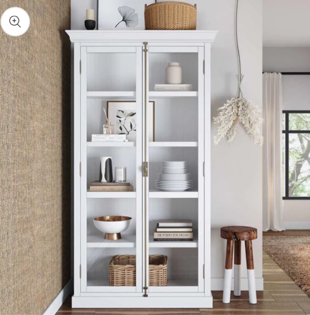 cast cabinet white (incomplete top part only)