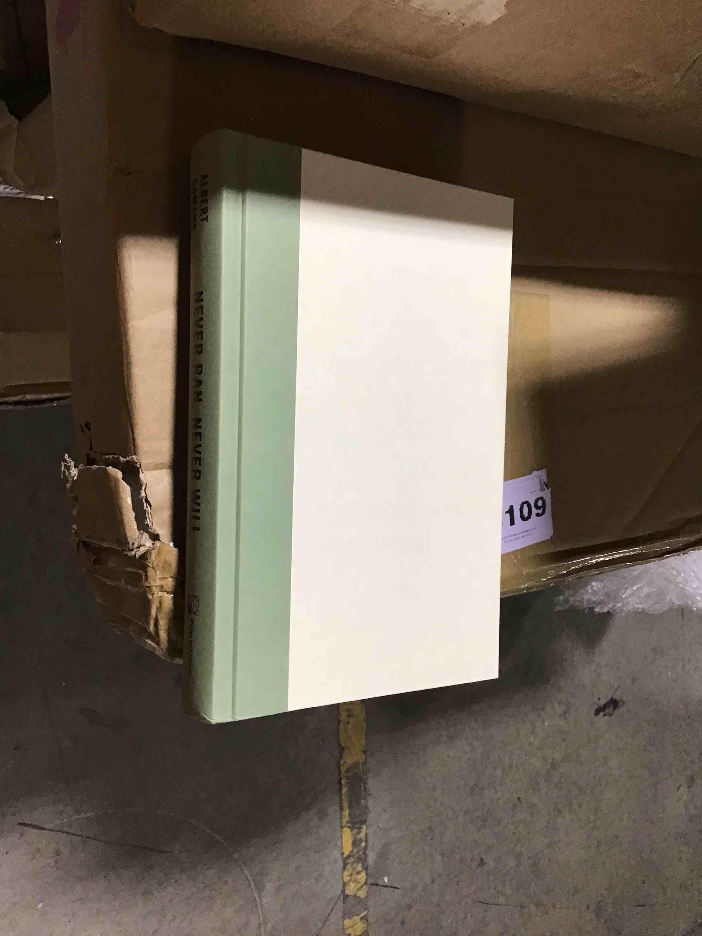 Never Ran,Never will Hard cover book