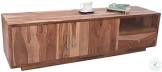 low wooden console 