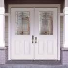 prehung front entry door (stock photo similar but not exact)
