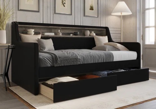 Amylah Upholstered Daybed (incomplete box 1 of 2 only)