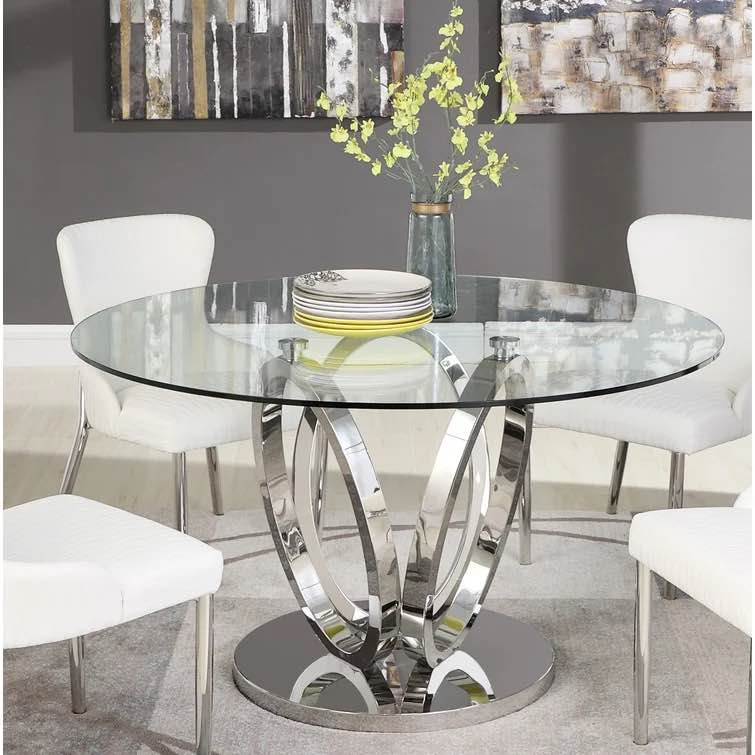 Wilder Dining Table (incomplete 1 box only consisting of glass table top no base)