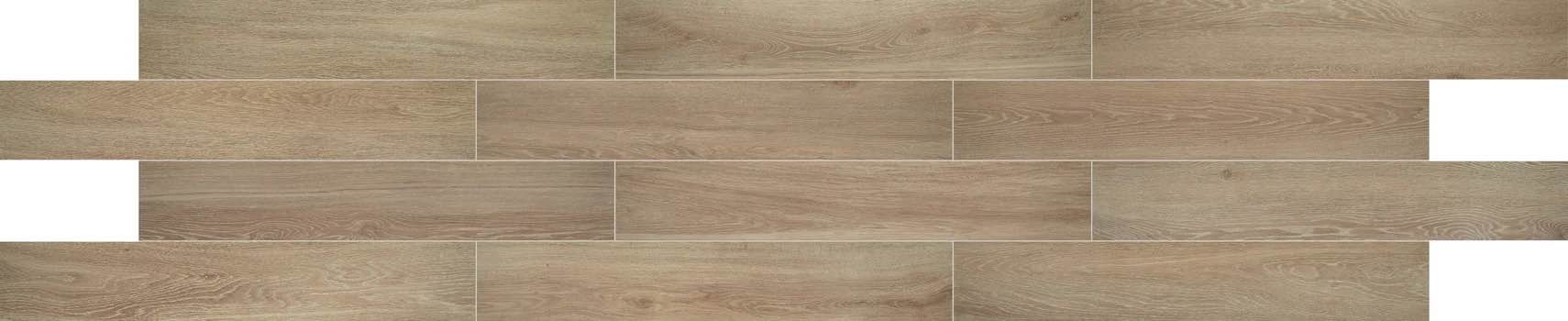 REVOTILE 6" x 36" Porcelain Wood Look Wall & Floor Tile