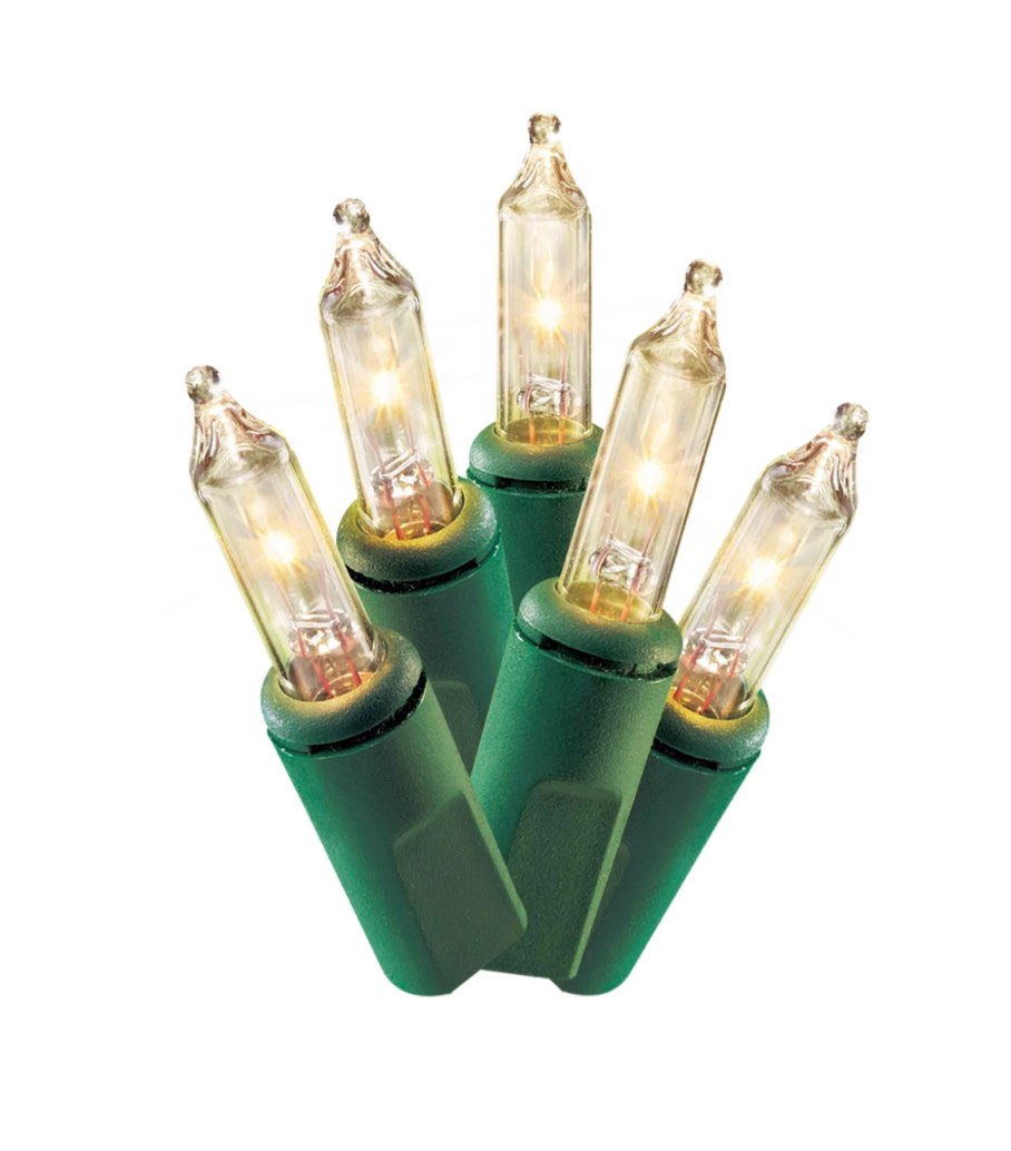 Holiday Time 100 Clear Mini Lights, 21 Feet