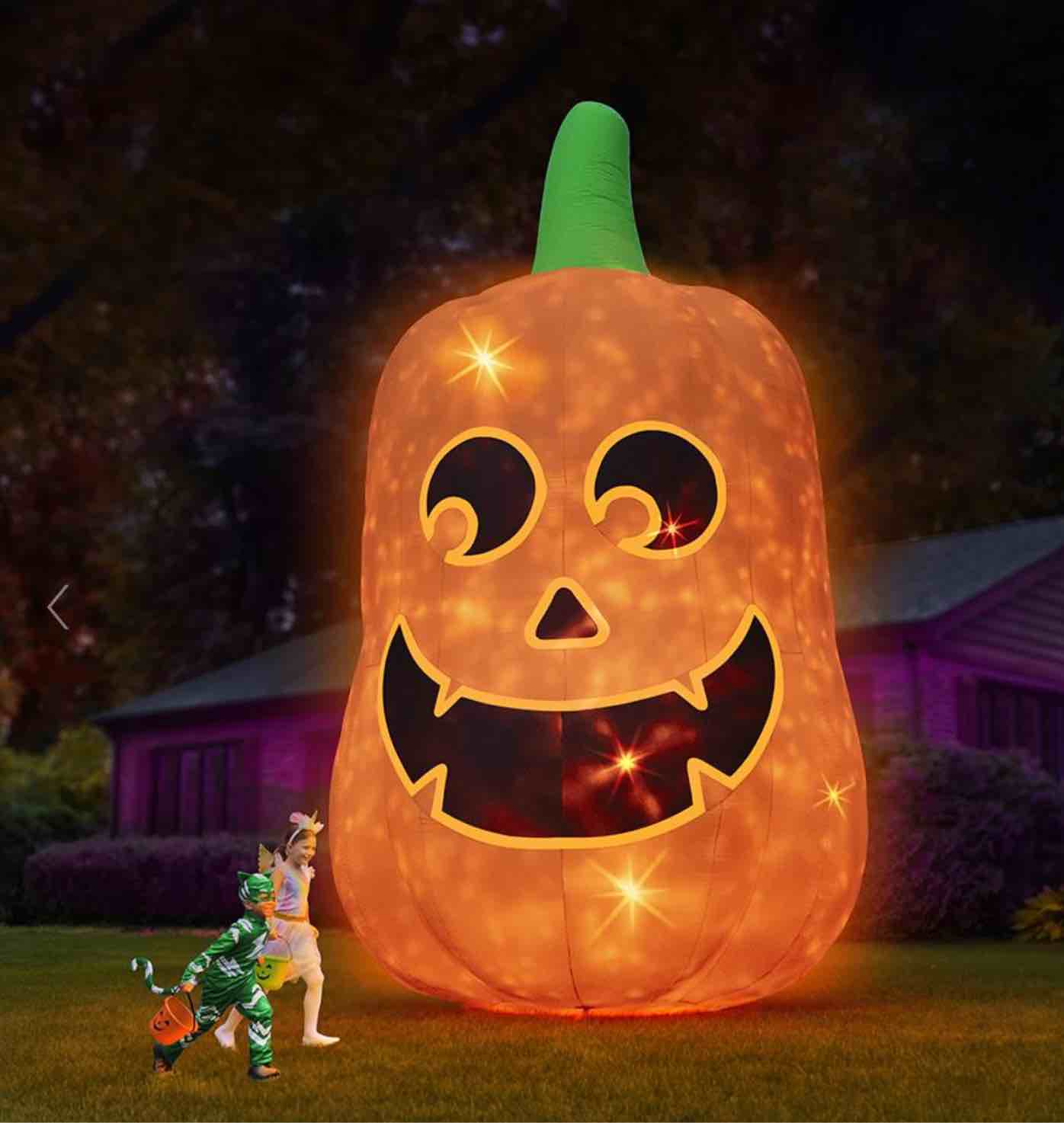 The 16' Glowing Inflatable Jack O' Lantern