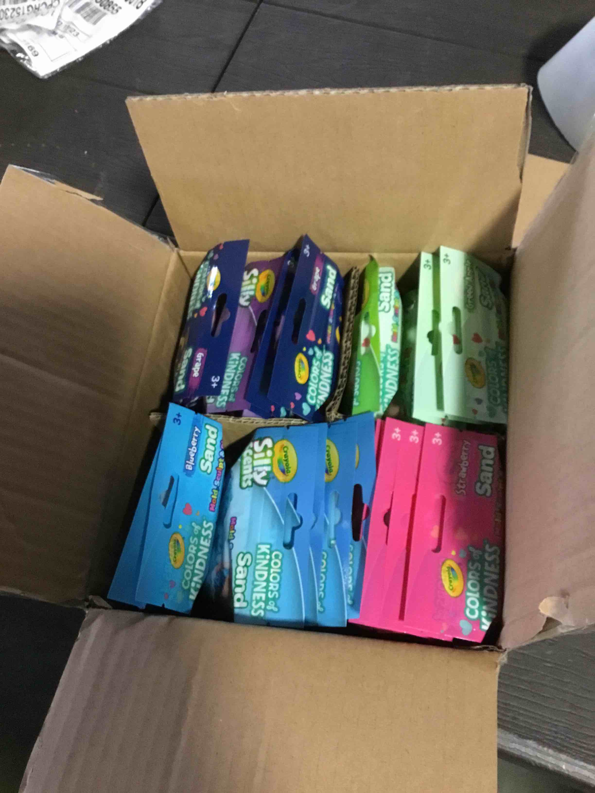 Crayola color of kindness sand silly  scents