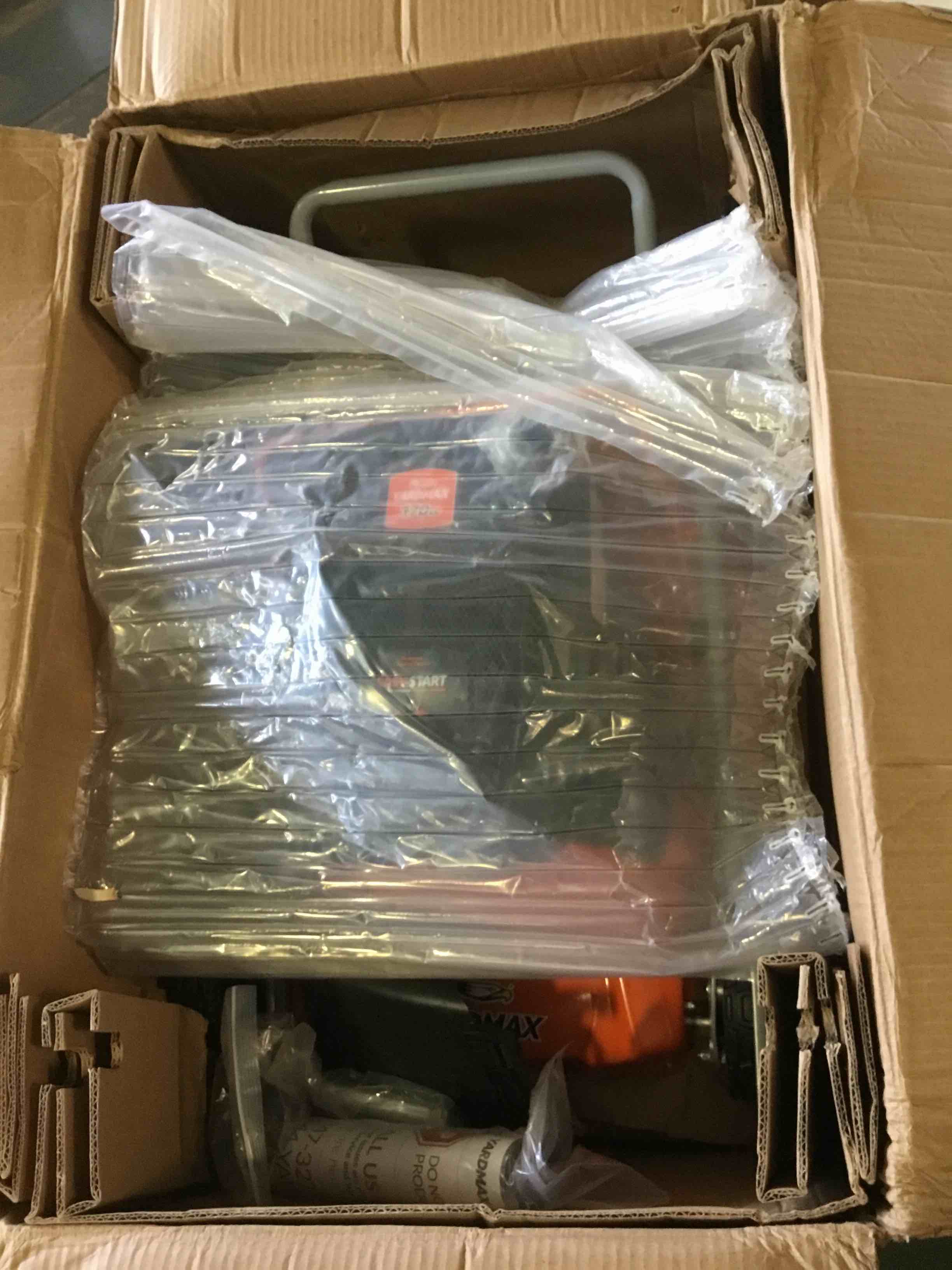 YARDMAX 21 in. 170cc 2-in-1 Gas Walk Behind Push Lawn Mower with High Rear Wheels