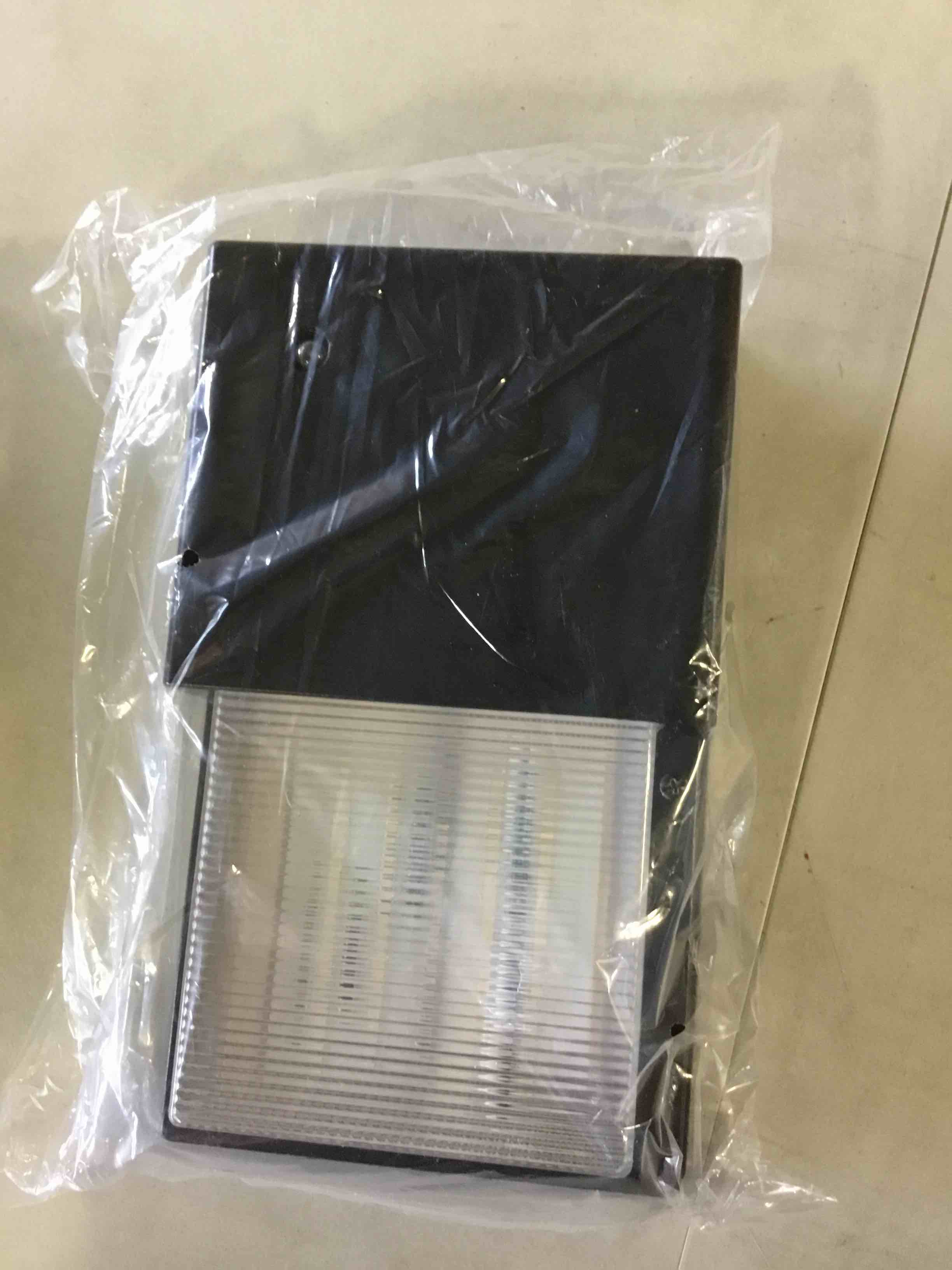 100-Watt Equivalent Integrated LED Bronze Security Dusk to Dawn Photocell Sensor Outdoor Wall Pack Light 5000K