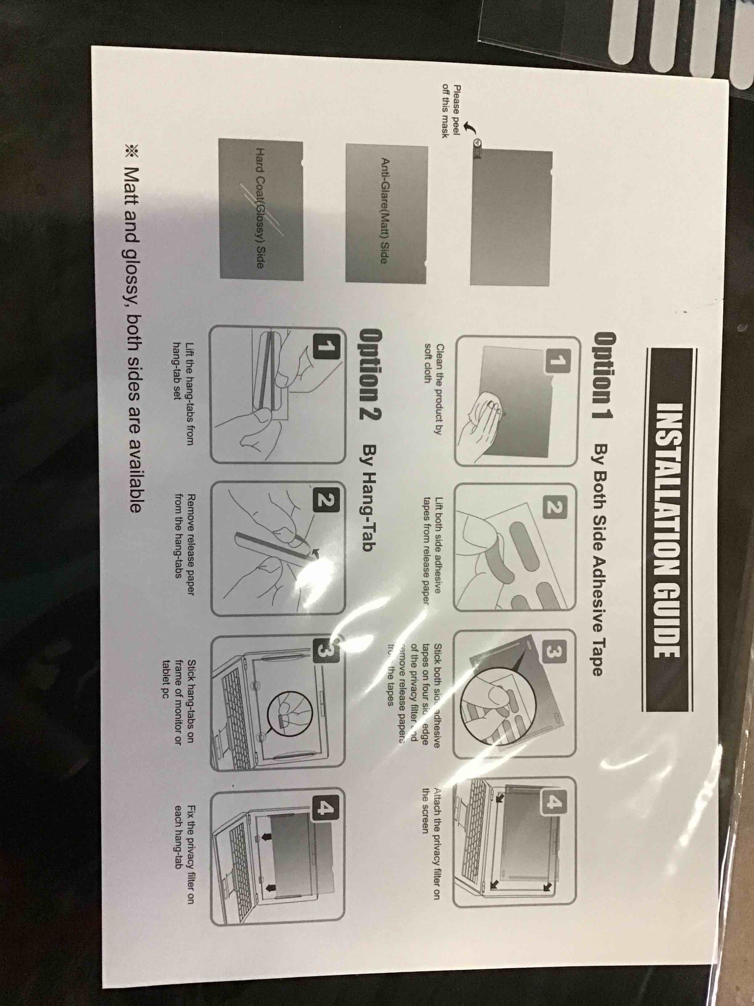 Laptop Screen Protector 20.5” x 12”