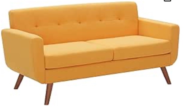 65” Loveseat sofa,Beige  (box 1 of 2 incomplete) 