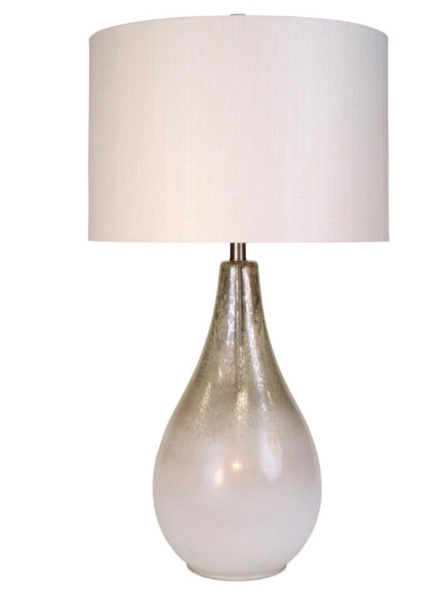 Glass Lamp w/ Additional Nightlight