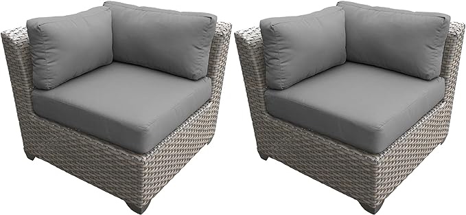 TK Classics TKC055b-CS-DB-GREY Florence Seating Outdoor Furniture, Grey